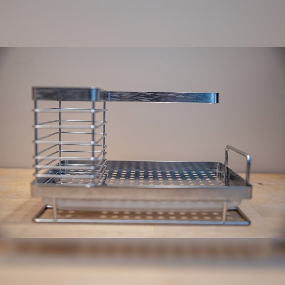 Stainless Steel Sink Dish Soap Sponge Caddy